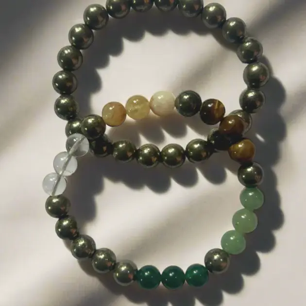 Money Magnet & Pyrite Bracelet Combo With Lab Tested Certificate